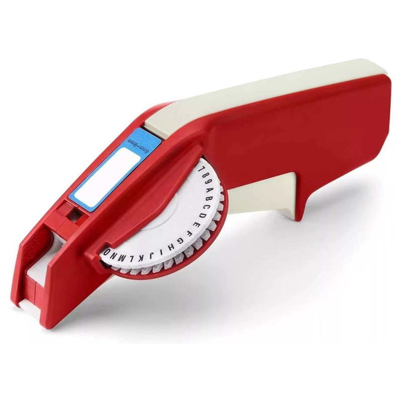 Label Maker - DTA4-DIY Manual Embossing Label Maker,Handheld Labeling