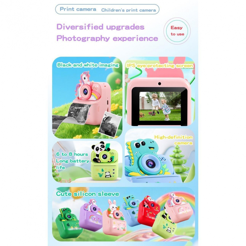 1pc children's instant camera  - đánh giá và giá Photo Printer