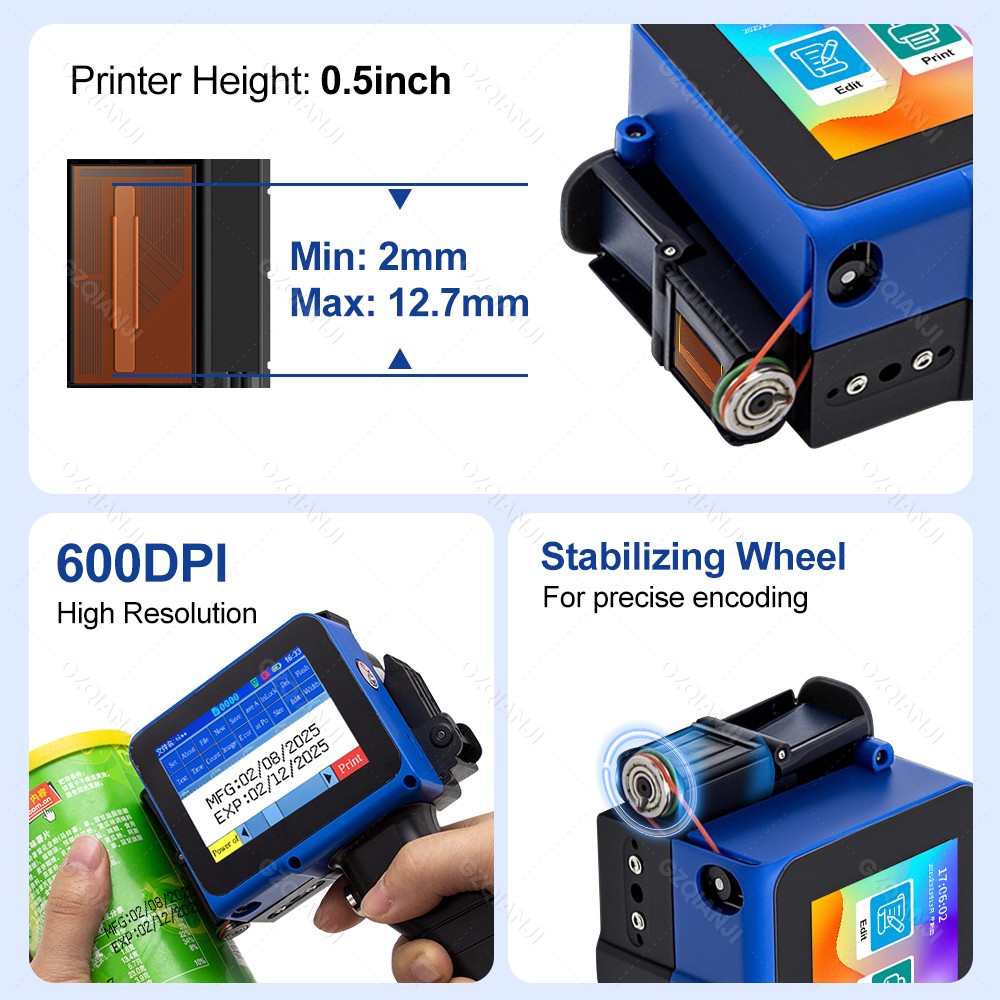 12.7mm Label Inkjet Printer Ha - đánh giá và giá Label Maker