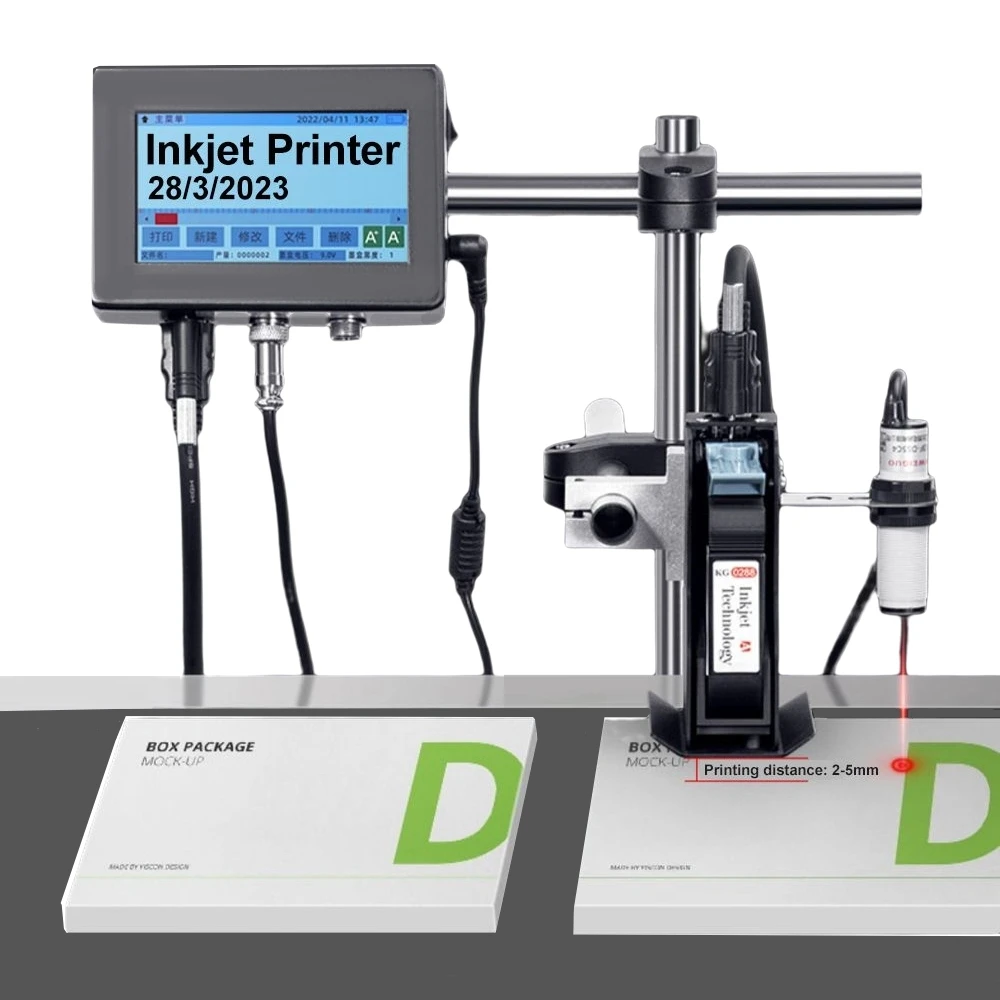 12.7Mm 25.4Mm Trực Tuyến Phun  - đánh giá và giá Barcode Printer