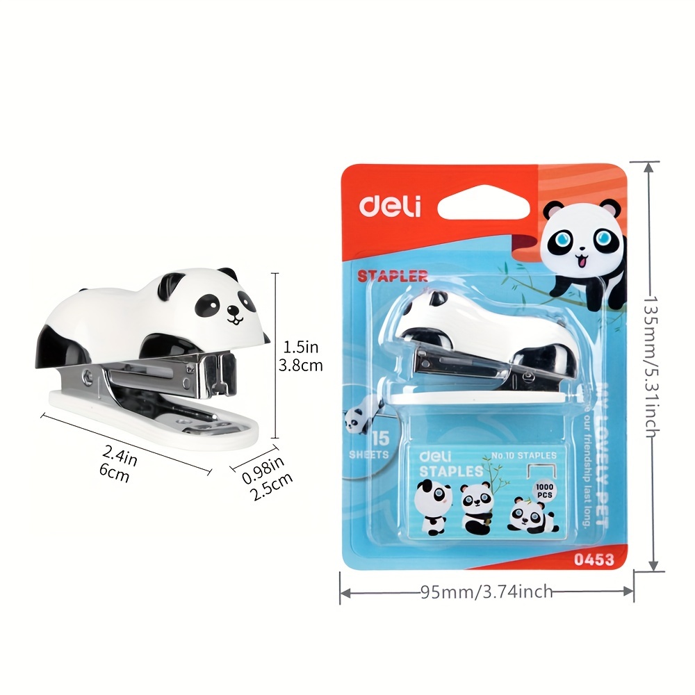 DELI Cartoon Mini Stapler Set  - đánh giá và giá Stapler Heavy Duty