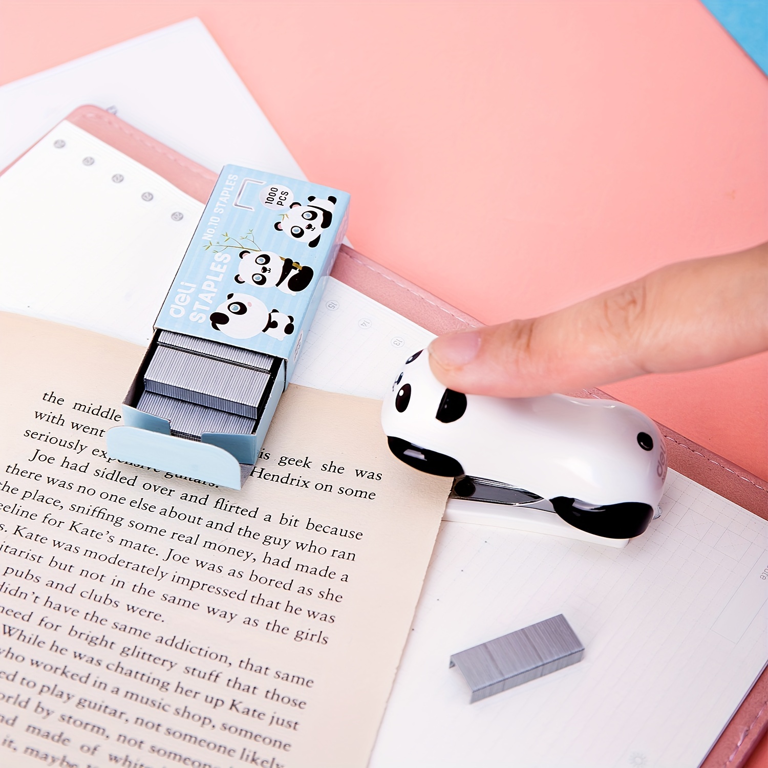 DELI Cartoon Mini Stapler Set  - đánh giá và giá Stapler Heavy Duty